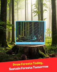 TEKFUN large 16-inch board supports brainstorming and creative learning.