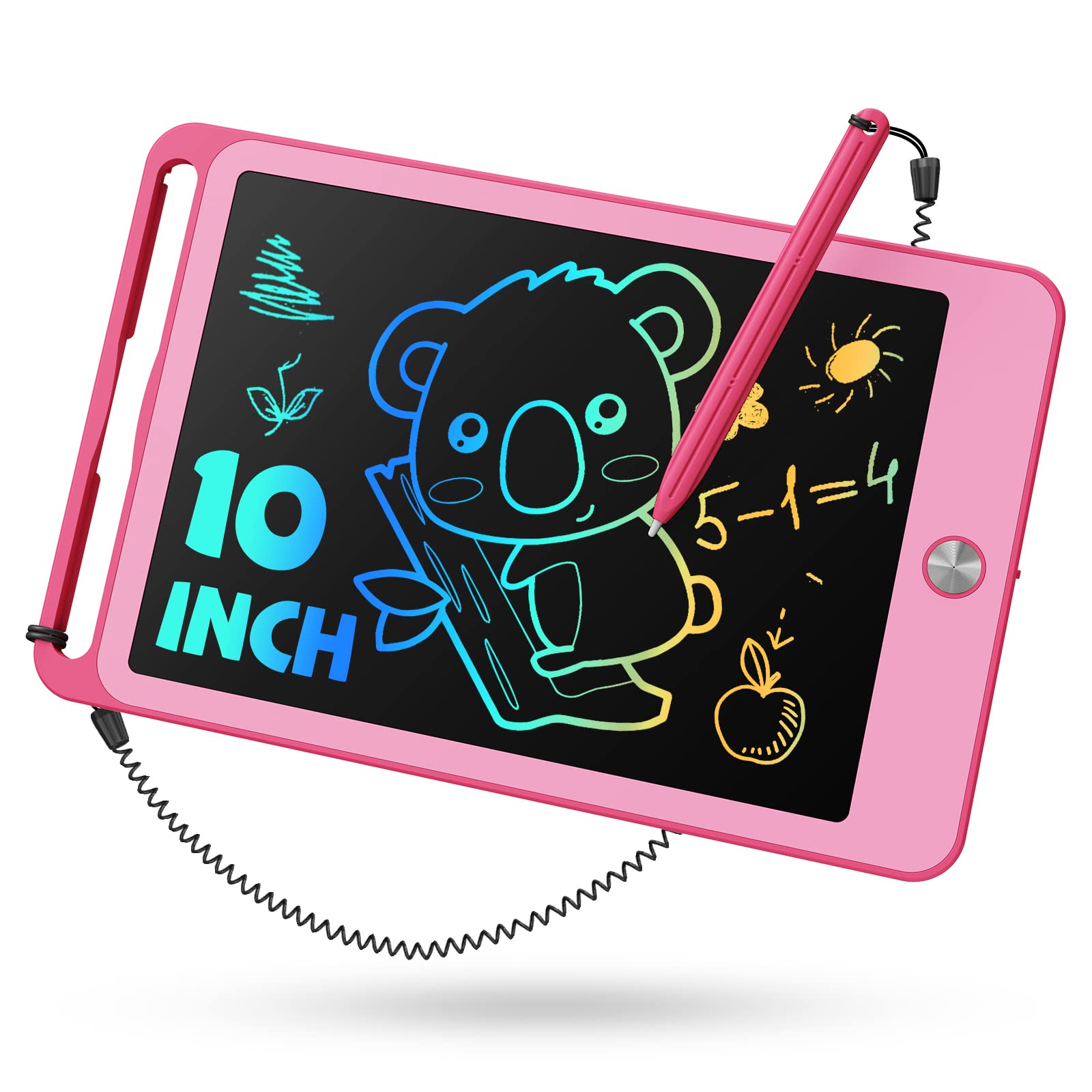 TEKFUN LCD writing tablet with 10-inch doodle space for kids' drawing sessions.