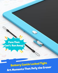 TEKFUN LCD writing tablet blue battery inside ensures long use