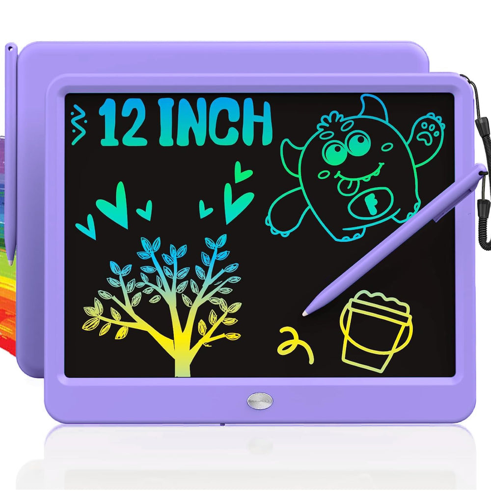 TEKFUN purple LCD writing tablet for on-the-go doodling and learning