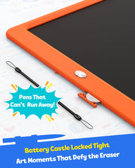 TEKFUN LCD Writing Tablet travel compact design fits bags and carry-ons