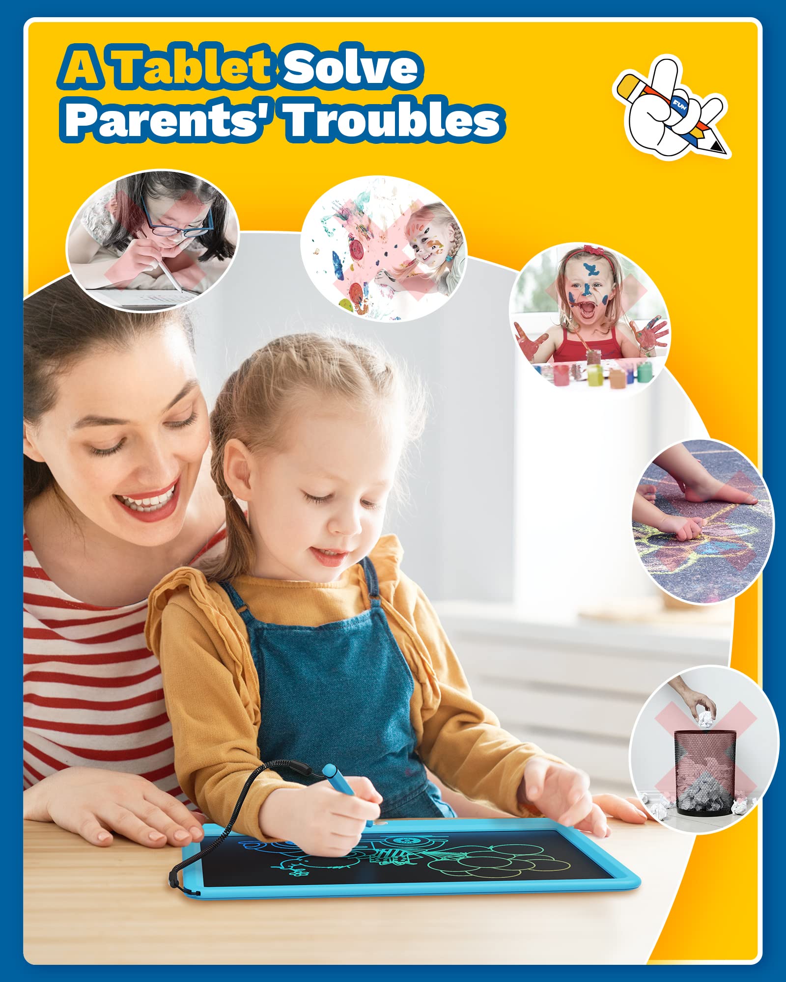 TEKFUN lightweight travel companion ideal for trips and waiting rooms