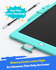 TEKFUN lock feature prevents accidental clearing during travel and busy sessions.