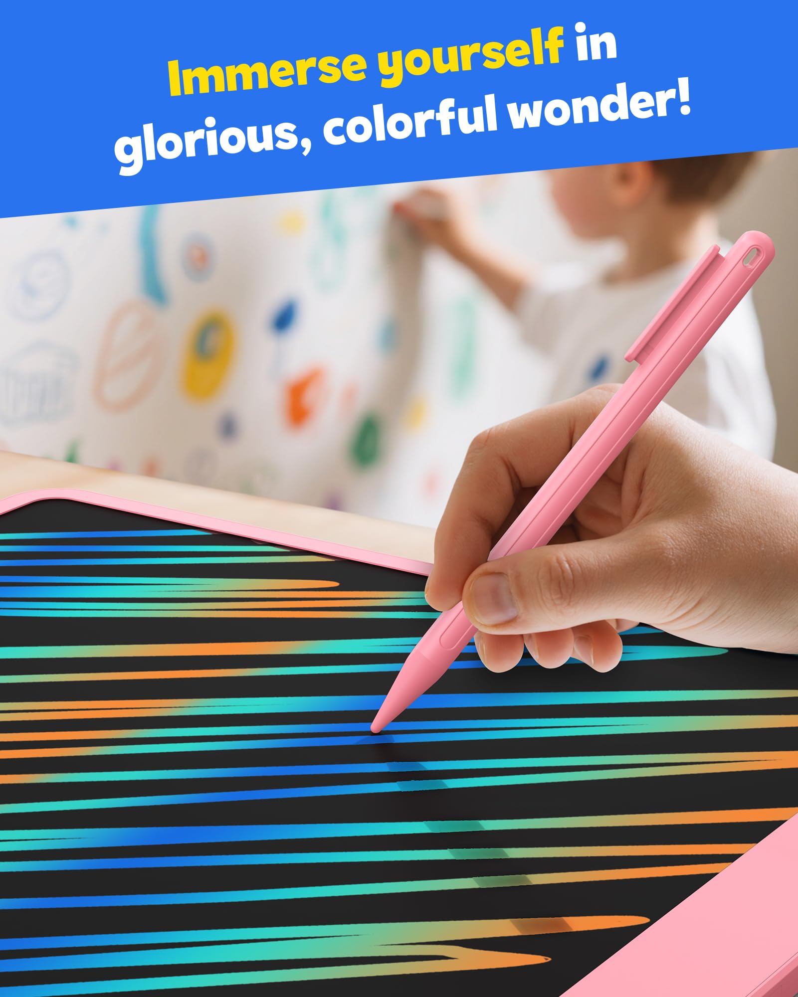TEKFUN screen-lock helps prevent accidental erases during use.