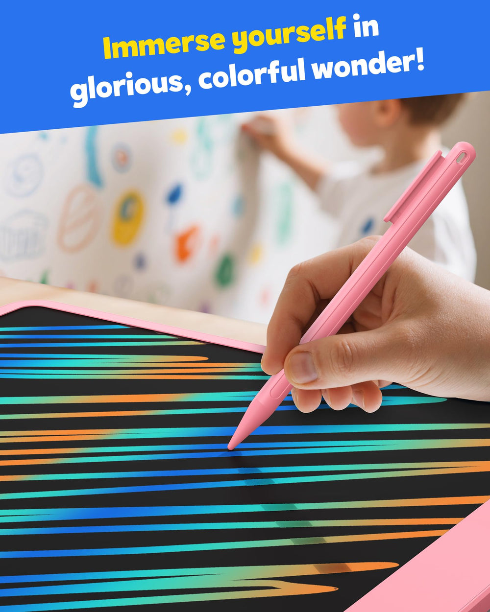TEKFUN screen-lock helps prevent accidental erases during use.