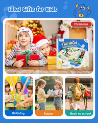 Bright illustrations and interactive games invite kids to explore and connect