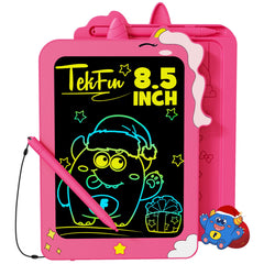 TEKFUN unicorn-doodle-board 8.5-inch pink: mess-free drawing surface for kids.