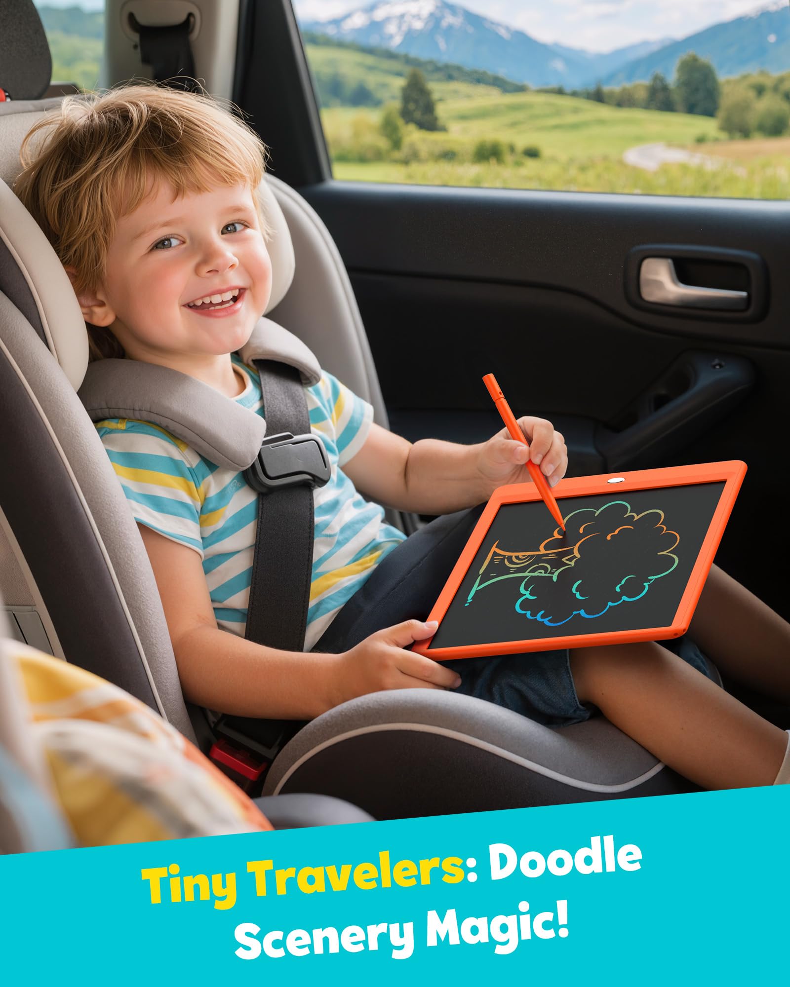 TEKFUN waterproof and anti-fall plastic protects the tablet.