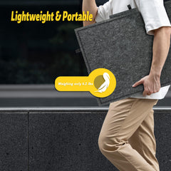 Tektalk adjustable stand supporting board at a tilted angle for comfortable posture