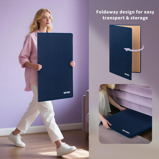 Tektalk close-up of flannelette surface offering non-slip grip for pieces