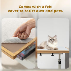 Tektalk dust protector covered puzzle keeping pieces clean and pet-safe