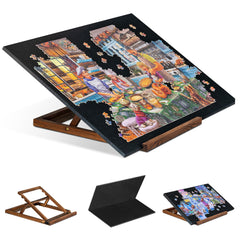 Tektalk foldable puzzle board with foldaway design for easy storage and transport.