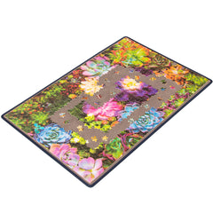 Tektalk front view of puzzle mat showing full working surface and flat stability benefit