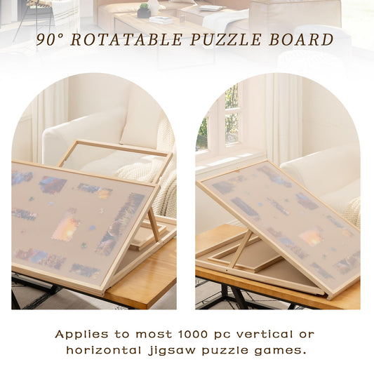 Tektalk open horizontal surface displaying stable workspace for puzzles