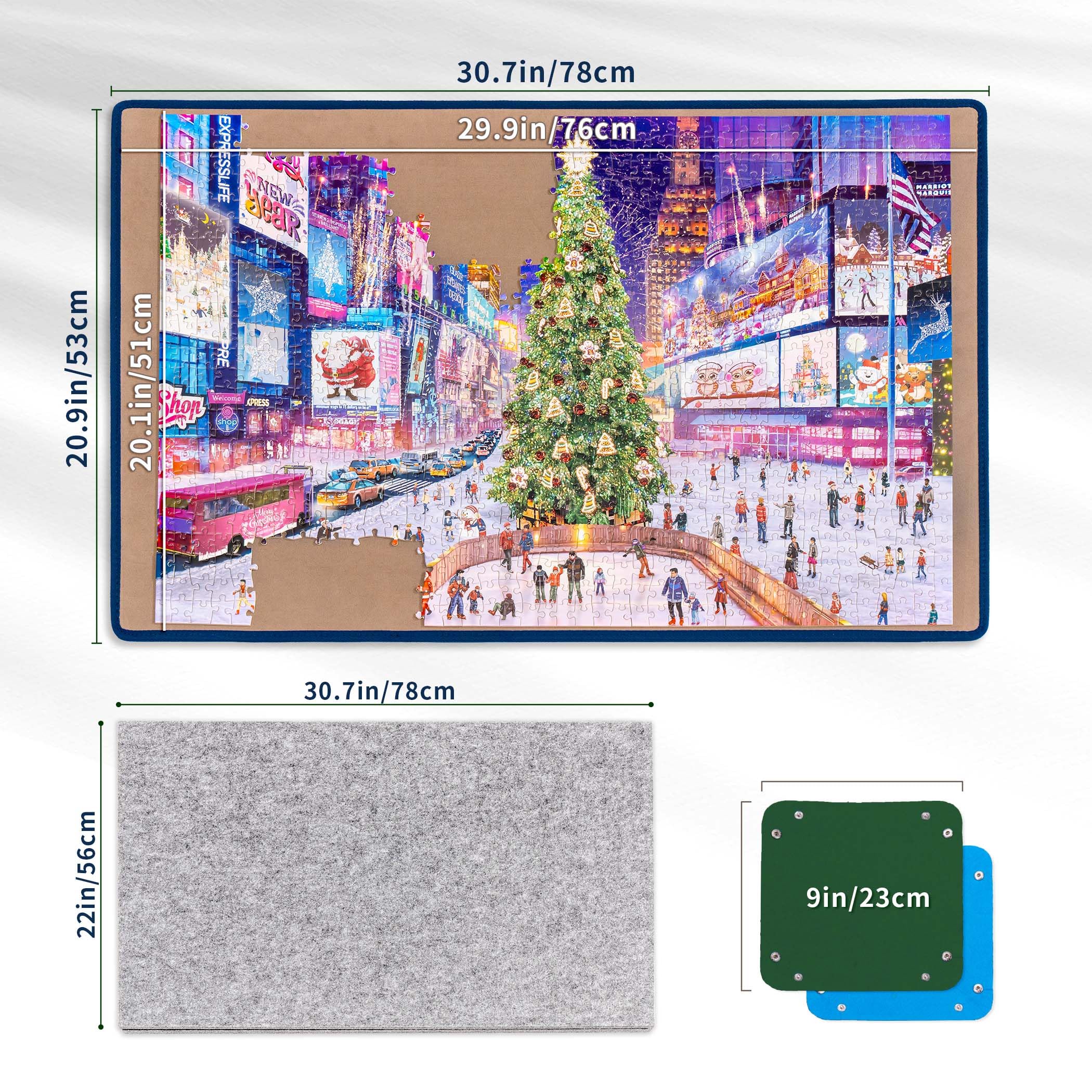 Tektalk puzzle-board dust-protection cover stores puzzles safely