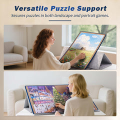 Tektalk puzzle-board six-color trays organize pieces by color