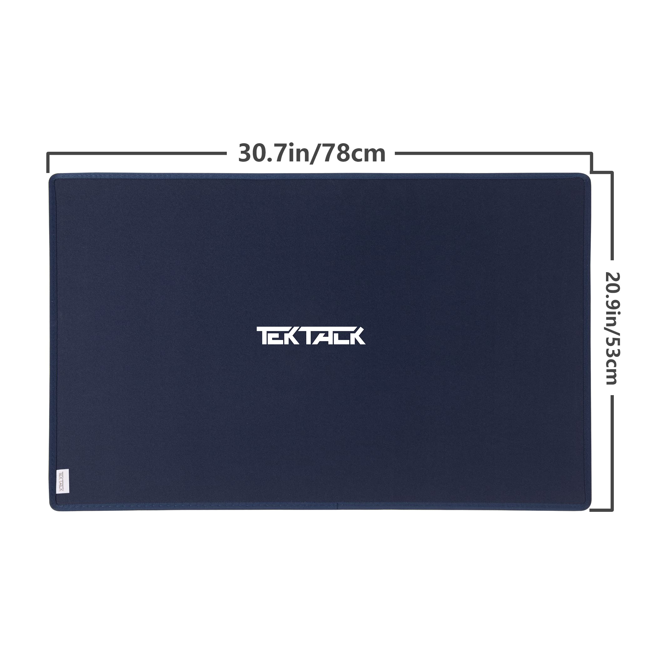 Tektalk size comparison with a 1000-piece puzzle box showing adequate working area