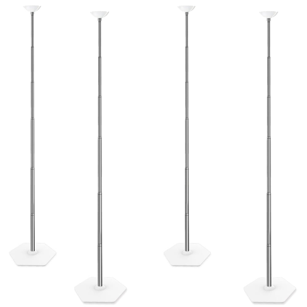TEKXYZ telescoping balloon stand assembled for a sleek party centerpiece.