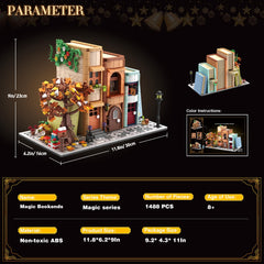 TekYetoi Bookends Building Set - Block details and textures highlighting clever construction
