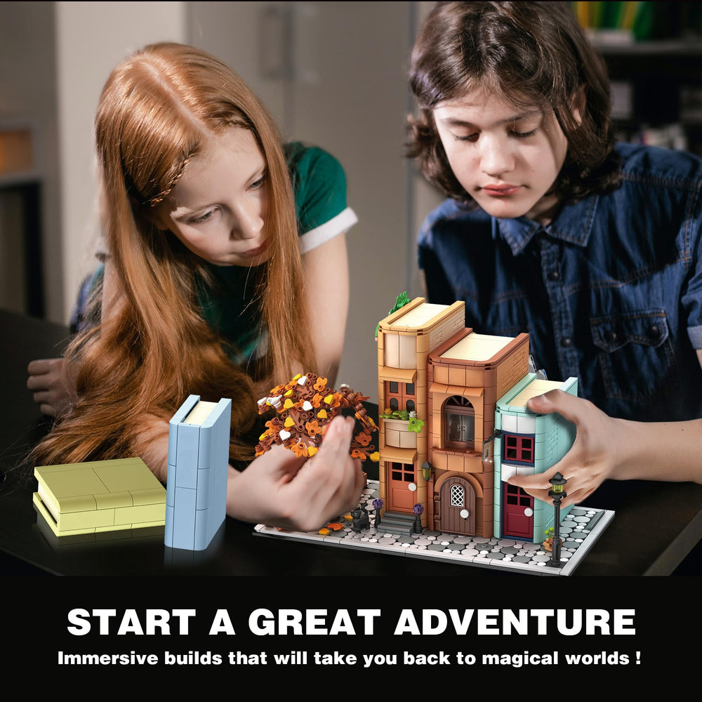 TekYetoi Bookends Building Set - Durable ABS plastics with smooth finishes for long-term use