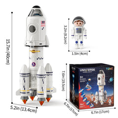 TEMI astronauts figures are movable for dynamic cooperative role-play experiences