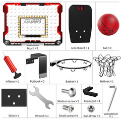 TEMI sponge pads reduce noise and protect doors during games.