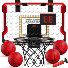 TEMI basketball hoop over-the-door mount for quick indoor play and space saving.