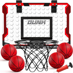 TEMI basketball hoop over-the-door setup for quick indoor play and easy storage.