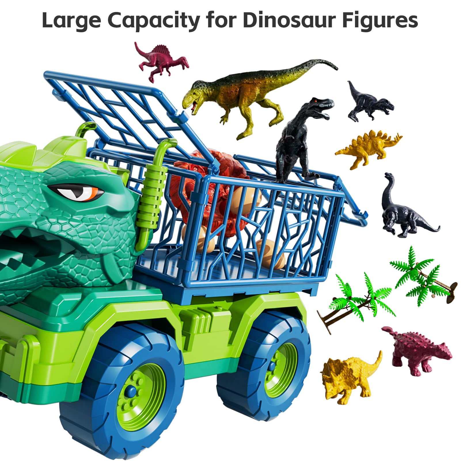 TEMI cage capture-action lets kids trap and release dinos with a safe, enticing mechanic.