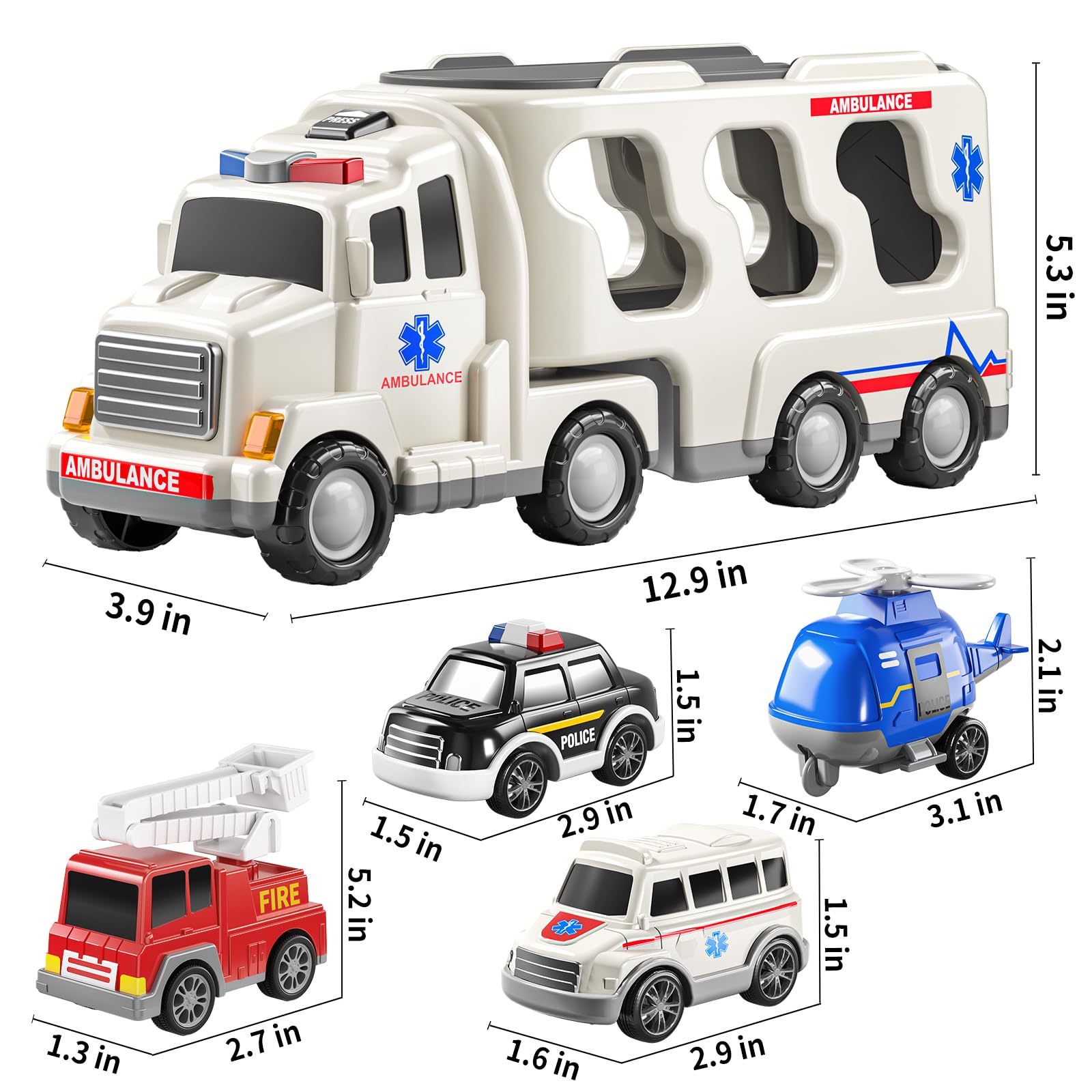 TEMI city heroes toy helicopter part of the set for aerial rescues