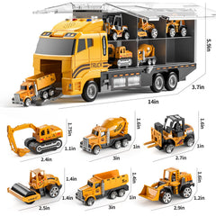 TEMI die-cast construction vehicles for durable, engaging pretend play.