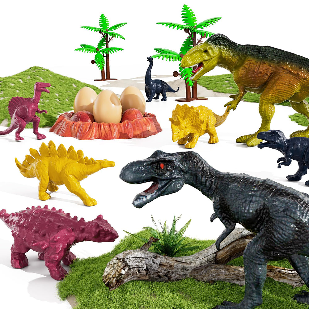 TEMI dinosaur trees enrich the scene with a lush backdrop for exploration.