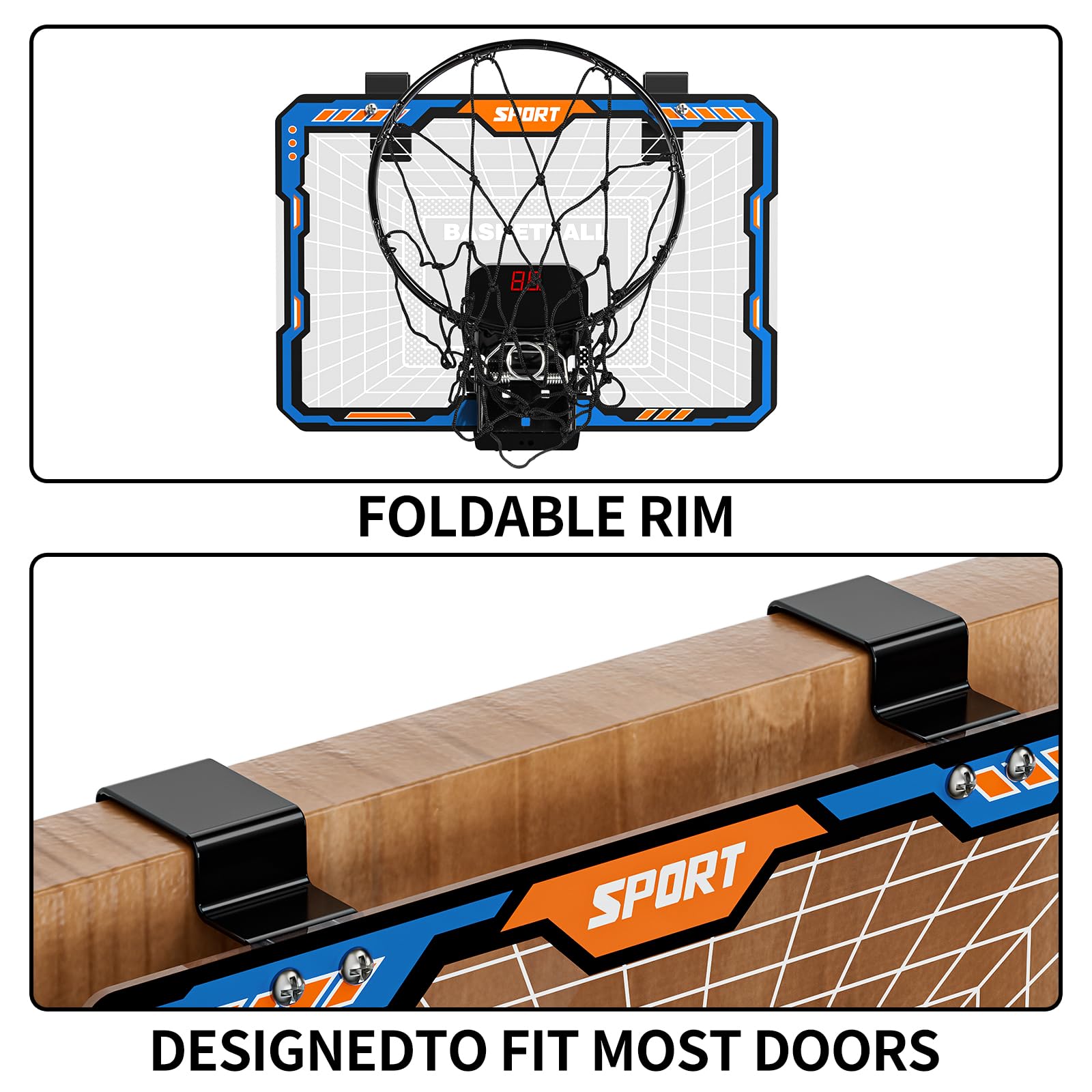 TEMI four basketballs and pump included for immediate practice and ongoing games.