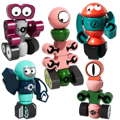 TEMI magnets Mercury robot block for imaginative play and creativity