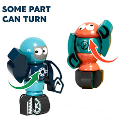TEMI magnets Saturn robot block with large pieces for group play