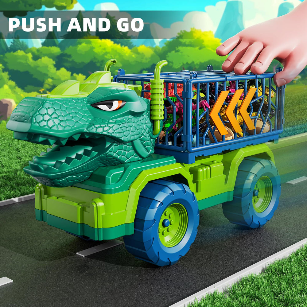 TEMI play mat dinosaur world provides a spacious surface for shared pretend play.