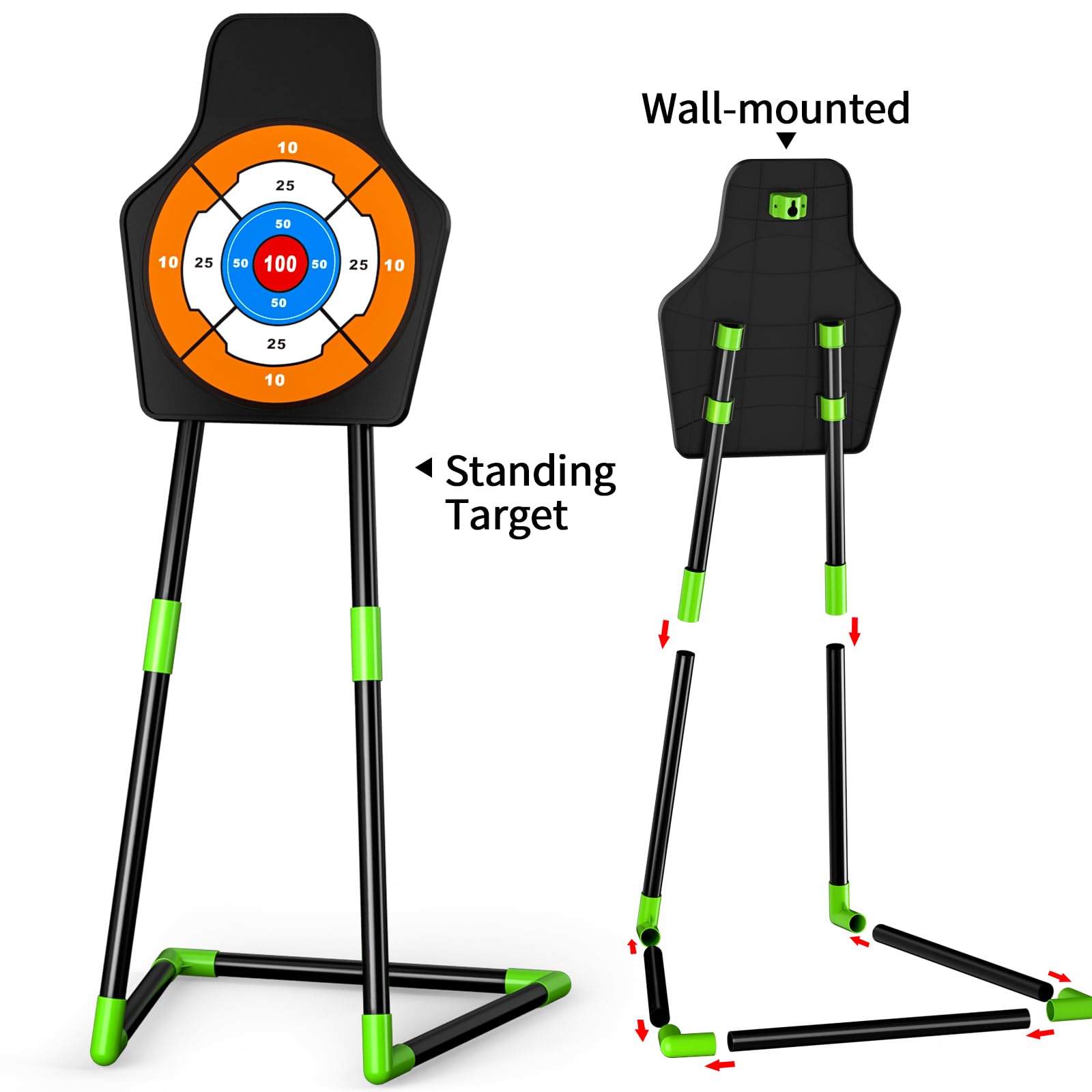 TEMI portable archery kit easy to carry for travel and camping.