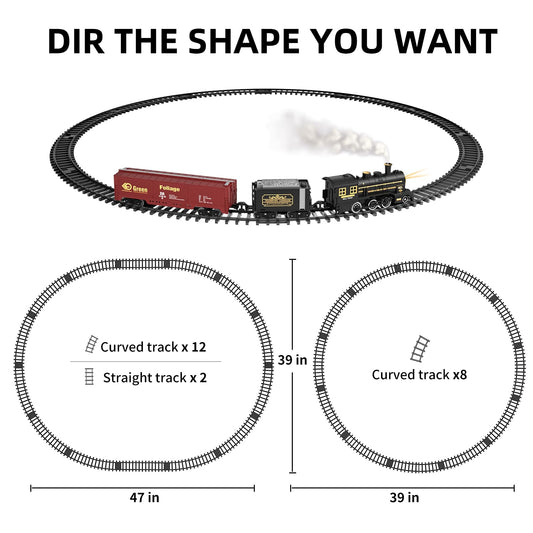 TEMI steam train wheels and rails show smooth movement on track.