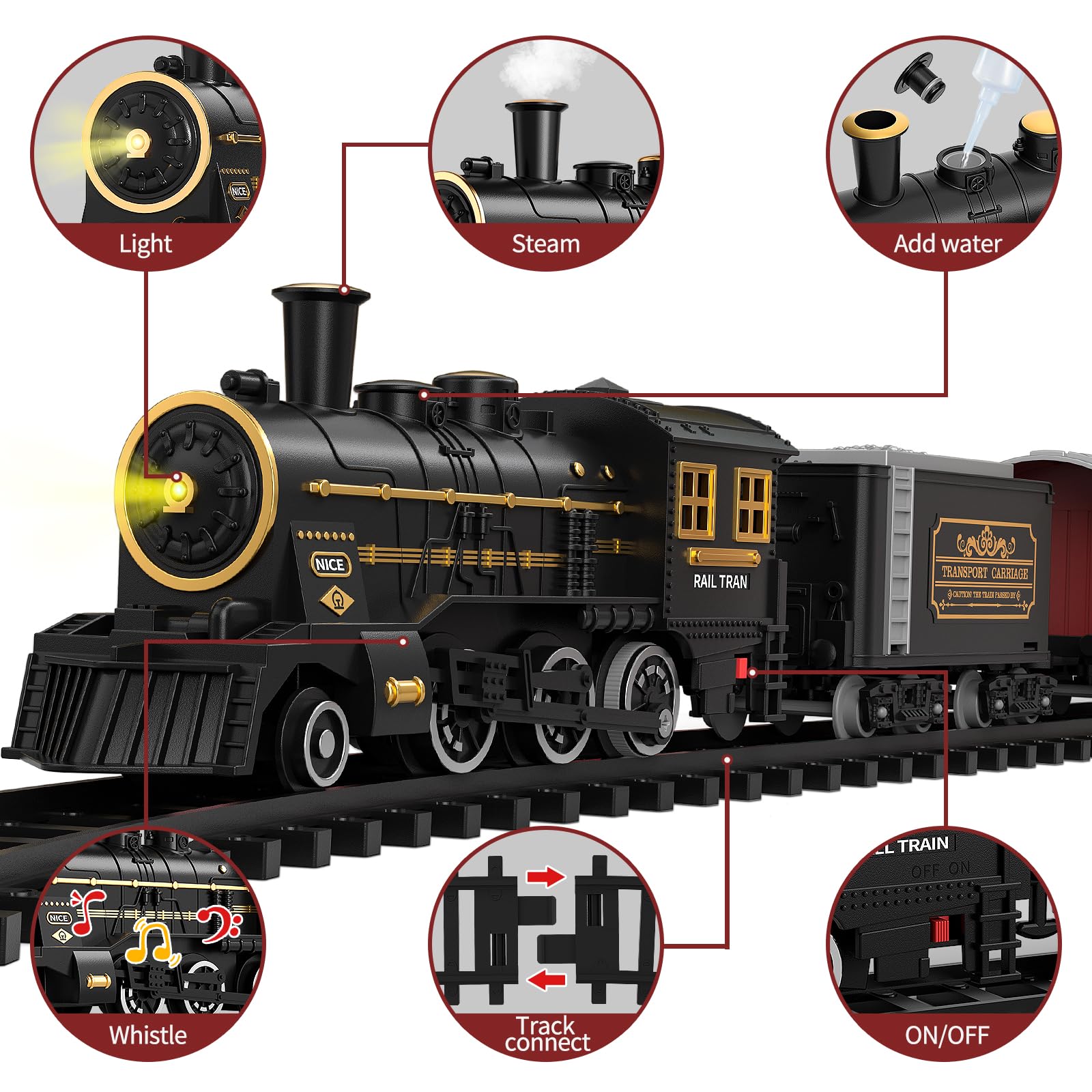 TEMI train set passenger carriage for social storytelling