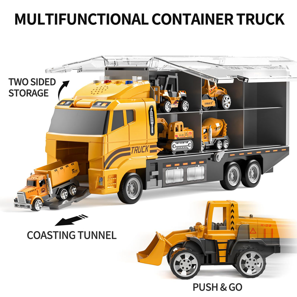 TEMI interactive truck offers lights and sounds for immersive scenes.
