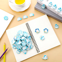 Tenare winter erasers bear: colorful bear shapes ideal for goody bags and prizes