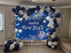 TENCOW New Year entrance backdrop creates welcoming visual moments for guests.