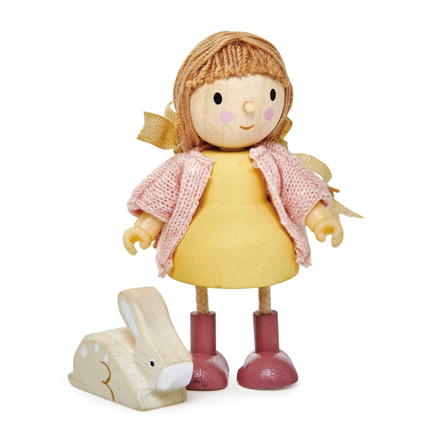 Tender Leaf Goodwood Amy and Rabbit doll ready for imaginative play.