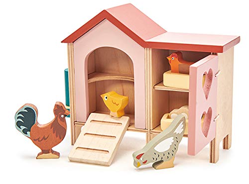 Tender Leaf Toys ramp and coop entry for easy, kid-friendly access