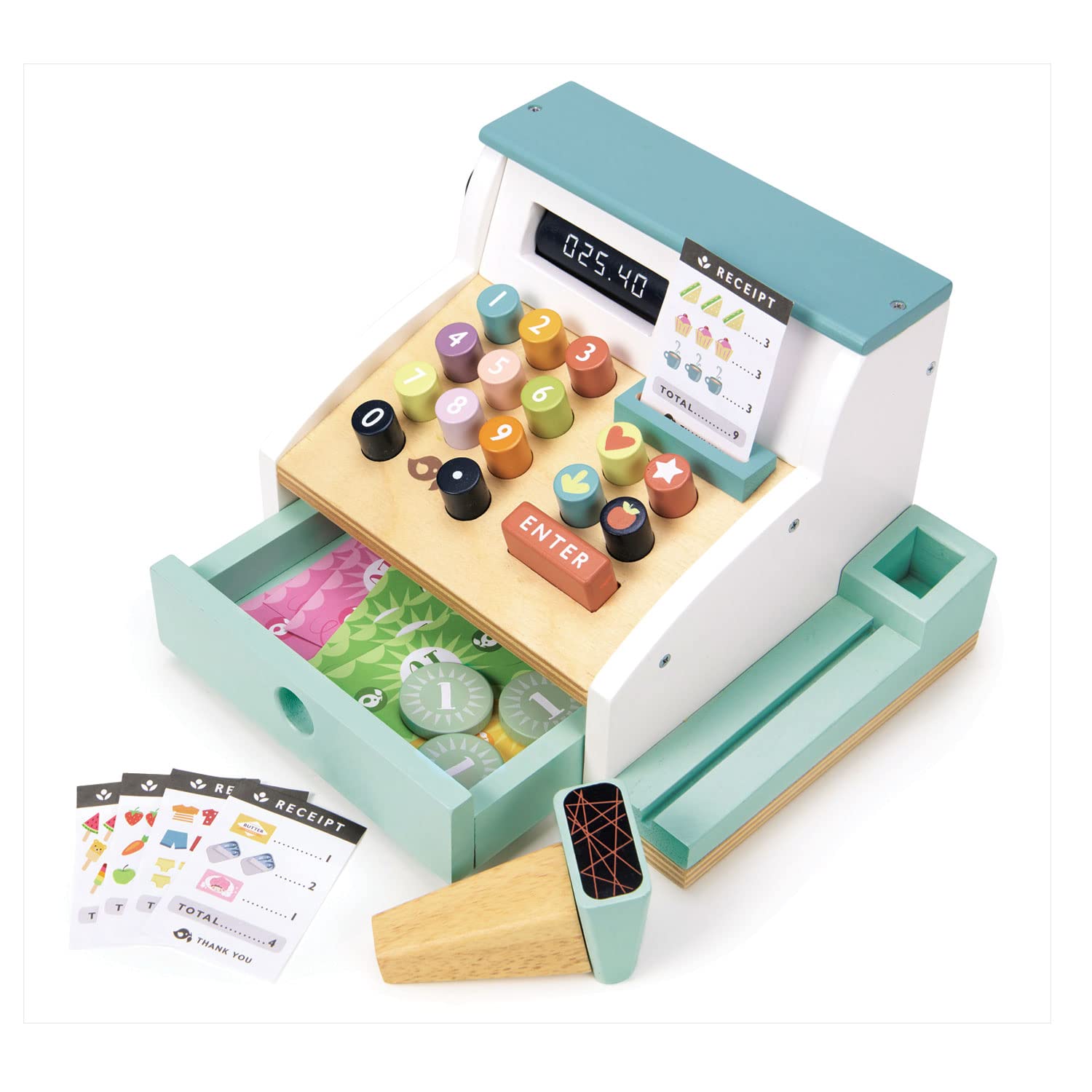 Tender Leaf Toys till buttons colorful, inviting kids to press and explore.