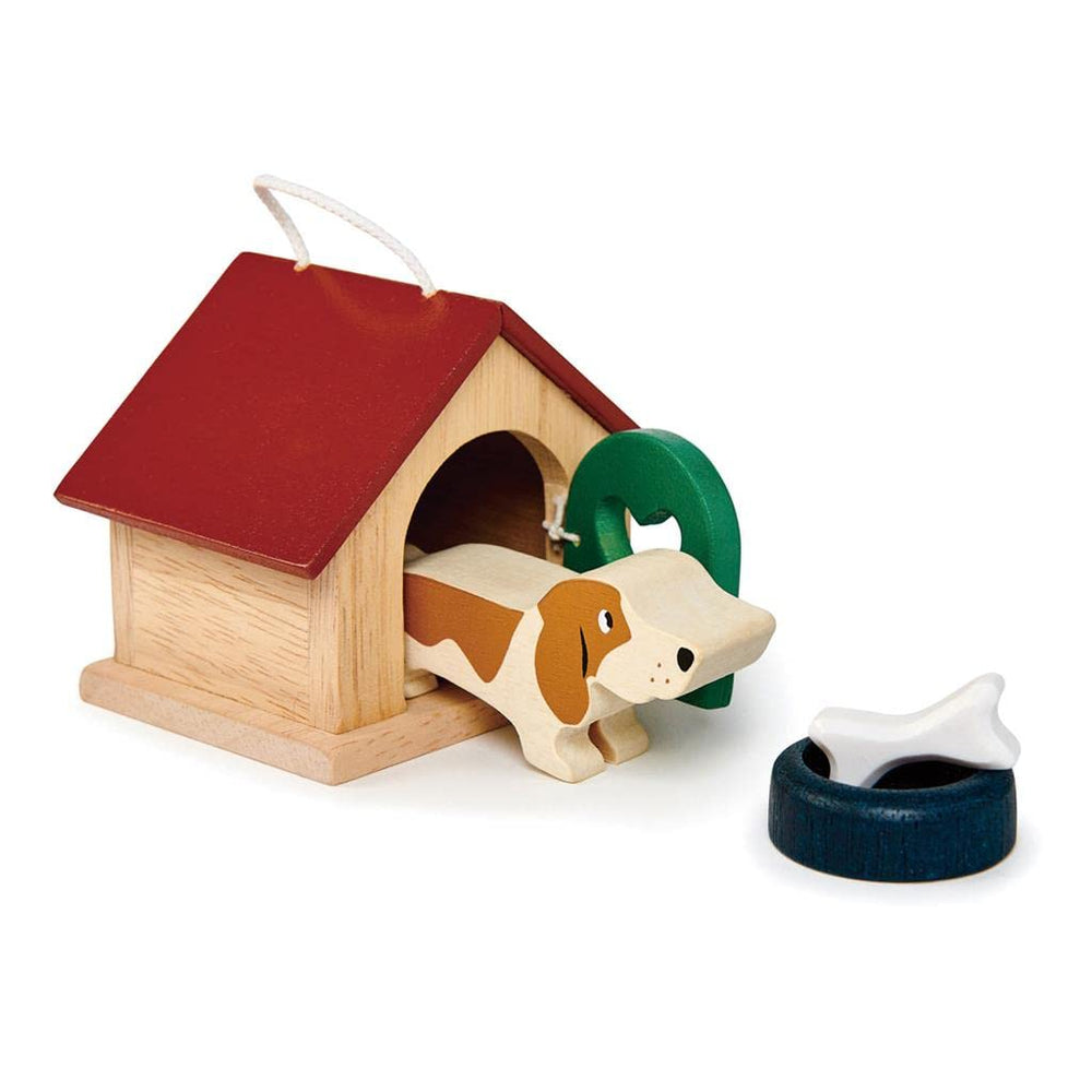 Tender Leaf Toys kennel door opening feature supports interactive play