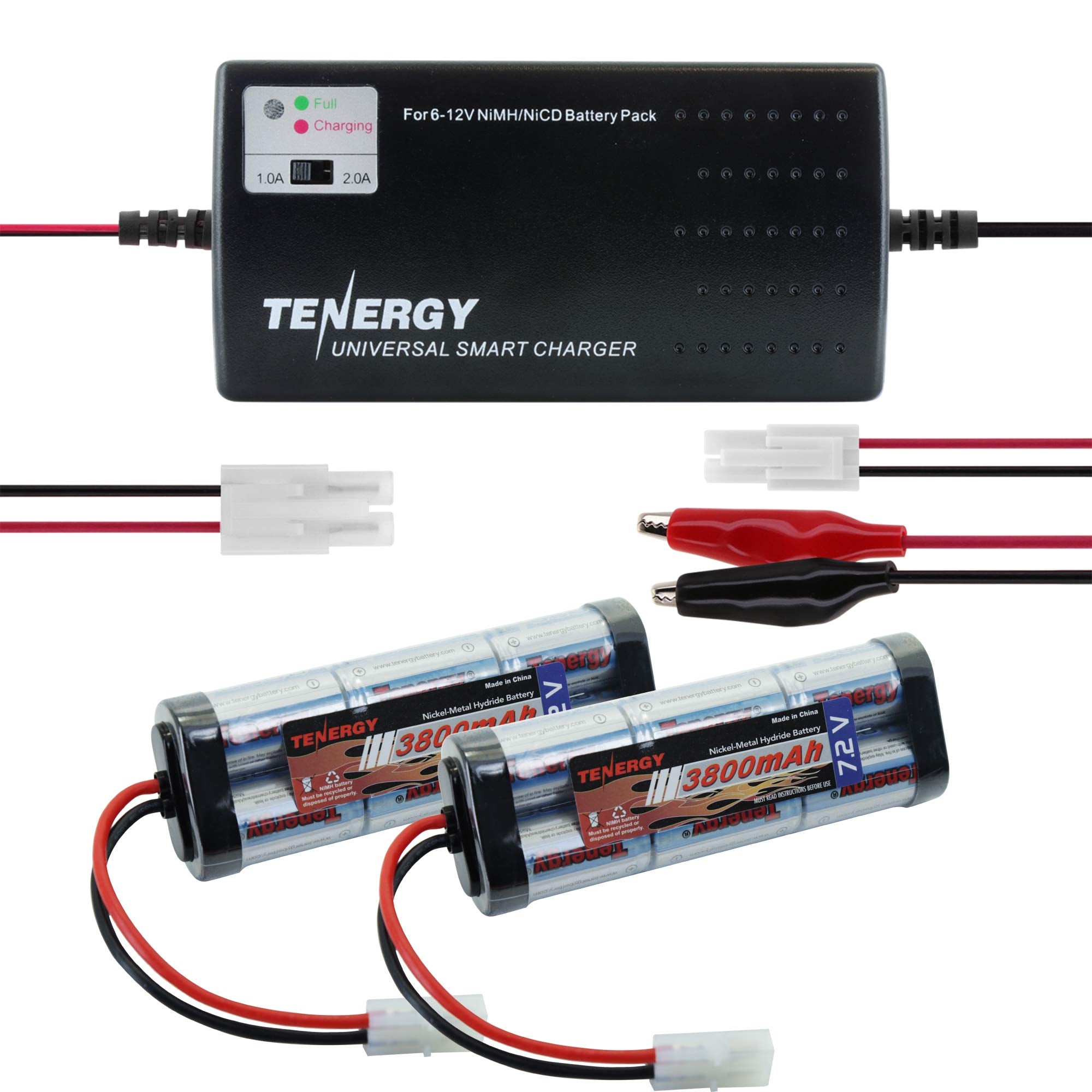 Tenergy 2-pack 7.2V 3800mAh battery for longer RC sessions.