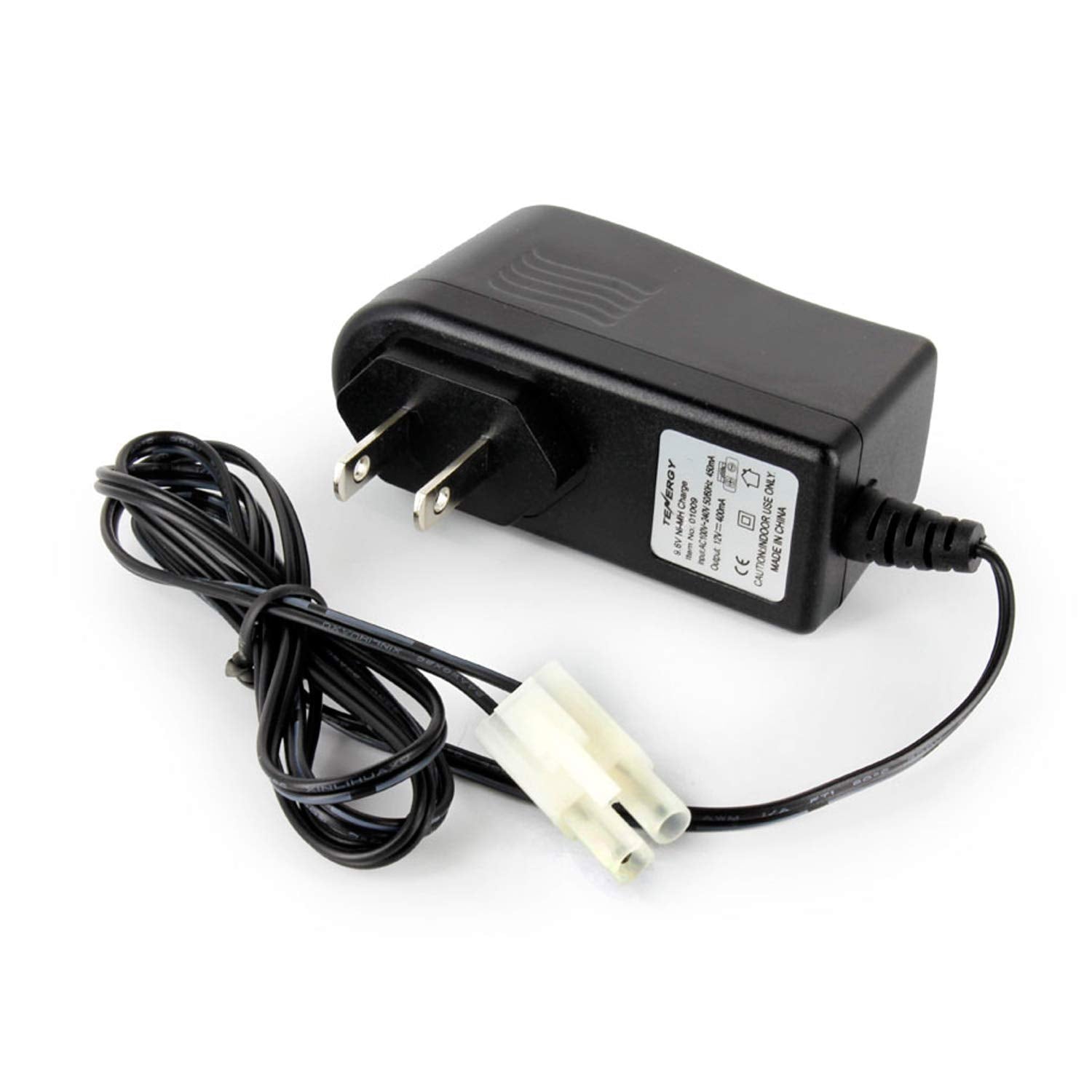 Tenergy RC battery charger 9.6V front view shows compact design for RC setups