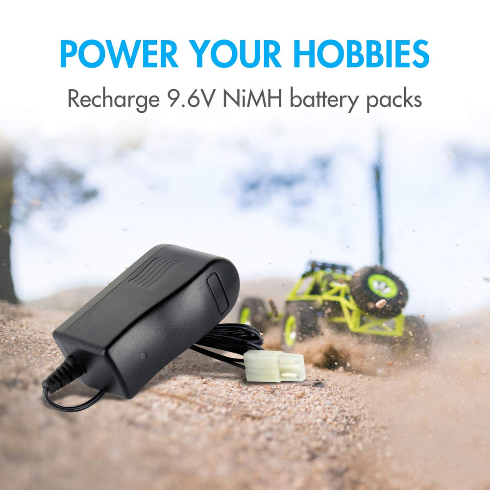 Tenergy charger includes standard Tamiya connector for quick RC battery swaps