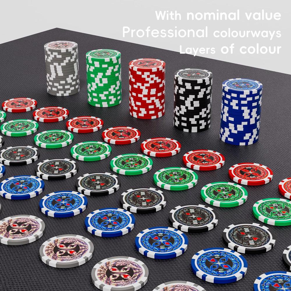 TENETMAN denomination chips help define bets clearly for faster rounds.